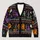 Spooky Pumpkin Ghosts and Haunted Houses for Halloween Trick-or-Treat Celebrations All-over Print Knitted Cardigan - 1