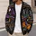 Spooky Pumpkin Ghosts and Haunted Houses for Halloween Trick-or-Treat Celebrations All-over Print Knitted Cardigan - 5