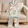 Colorful Vintage Dinosaur Kids Nightwear for Cozy Bedtime and Playful Home Days Satin Pajamas Set - 5