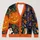 Halloween Black Cat Pumpkin and Haunted House for Spooky Autumn Fall Celebrations All-over Print Knitted Cardigan - 1