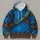 Blue Alien Adventure Tunic Look for Halloween Cosplay and Fantasy Fans All-over Print Hoodie (Lightweight) - 4