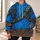 Blue Alien Adventure Tunic Look for Halloween Cosplay and Fantasy Fans All-over Print Hoodie (Lightweight) - 6