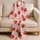 Cherry Strawberry Blush For Cozy Spring Nights, Autumn Evenings, And Gifts For Women Satin Pajamas Set - 5