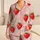 Cherry Strawberry Blush For Cozy Spring Nights, Autumn Evenings, And Gifts For Women Satin Pajamas Set - 1