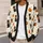 Black Cat and Jack-O'-Lantern Halloween Fall Cozy Autumn Gift for Women and Cat Lovers All-over Print Knitted Cardigan - 5