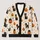 Black Cat and Jack-O'-Lantern Halloween Fall Cozy Autumn Gift for Women and Cat Lovers All-over Print Knitted Cardigan - 1