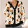 Black Cat and Jack-O'-Lantern Halloween Fall Cozy Autumn Gift for Women and Cat Lovers All-over Print Knitted Cardigan - 4