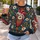 Floral Sacred Heart and Desert Botanicals for Reflective Everyday Style and Gifts for Her All-over Print Knitted Sweater - 5