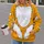 Orange Fox Tail Costume Look For Halloween Cosplay Fans And Family Group Celebrations All-over Print Hoodie (Lightweight) - 2