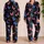 Black Butterfly and Star Bedtime Set for Cozy Nights, Everyday Gift for Women and Teens Satin Pajamas Set - 2