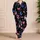 Black Butterfly and Star Bedtime Set for Cozy Nights, Everyday Gift for Women and Teens Satin Pajamas Set - 4
