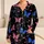 Black Butterfly and Star Bedtime Set for Cozy Nights, Everyday Gift for Women and Teens Satin Pajamas Set - 1