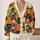 Six Spooky Pug Halloween Scenes for Festive Autumn Layering and Dog Lover Gifts All-over Print Knitted Cardigan - 2