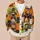 Six Spooky Pug Halloween Scenes for Festive Autumn Layering and Dog Lover Gifts All-over Print Knitted Cardigan - 6