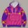 Purple Bunny-Ear Overall Costume Look for Halloween Parties and Cosplay Events All-over Print Hoodie (Lightweight) - 4