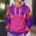 Purple Bunny-Ear Overall Costume Look for Halloween Parties and Cosplay Events All-over Print Hoodie (Lightweight) - 5