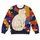 White Cat and Tiny Blossoms for Cozy Days, Relaxed Weekends, Gifts for Cat Lovers All-over Print Knitted Sweater - 4