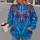 Blue Forest Warrior Feather-and-Cord Costume for Halloween Cosplay Fans All-over Print Hoodie (Lightweight) - 2