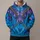 Blue Forest Warrior Feather-and-Cord Costume for Halloween Cosplay Fans All-over Print Hoodie (Lightweight) - 1
