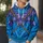 Blue Forest Warrior Feather-and-Cord Costume for Halloween Cosplay Fans All-over Print Hoodie (Lightweight) - 5