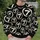Bold Number Seven Roundel Motif for Everyday Urban Streetwear and Casual City Style All-over Print Knitted Sweater - 6