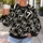 Bold Number Seven Roundel Motif for Everyday Urban Streetwear and Casual City Style All-over Print Knitted Sweater - 5