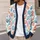 Colorful Seashells for Beach Vacation Style and Coastal Granddaughter Summer Gift All-over Print Knitted Cardigan - 5