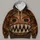 Fierce Coconut Mask Face for Halloween Costume Parties and Family Group Dress-Up All-over Print Hoodie (Lightweight) - 4