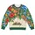 Tropical Birds And Garden Blooms For Colorful Spring Layering And Everyday Wear All-over Print Knitted Sweater - 4