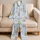 Cute Teddy Bear Gingham Sleep Set for Cozy Nights, Lounge Days, and Gift Giving Style Satin Pajamas Set - 5