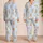 Cute Teddy Bear Gingham Sleep Set for Cozy Nights, Lounge Days, and Gift Giving Style Satin Pajamas Set - 2