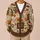 Pumpkin Spice Coffee Cups and Autumn Leaves for Cozy Fall Café Days All-over Print Knitted Cardigan - 6