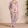 Blush Pink Teddy Bears and Ribbon Bows for Cozy Bedtime Charm for Girls Gift Set Satin Pajamas Set - 4