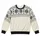 Nordic Snowflake Fair Isle Motif for Cozy Alpine Weekends and Casual Winter Style All-over Print Knitted Sweater - 4
