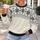 Nordic Snowflake Fair Isle Motif for Cozy Alpine Weekends and Casual Winter Style All-over Print Knitted Sweater - 5