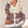 Cartoon Dinosaurs And Volcano Planets For Playful Everyday Casual Wear All-over Print Knitted Cardigan - 4