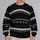 Black And White Snowflake Fair Isle Motifs For Cozy Winter Weekends All-over Print Knitted Sweater - 2