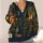 Ghost, Pumpkin and Campfire Camping Scene for Halloween Nighttime Outdoor Lovers All-over Print Knitted Cardigan - 4