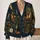 Ghost, Pumpkin and Campfire Camping Scene for Halloween Nighttime Outdoor Lovers All-over Print Knitted Cardigan - 2