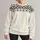 Black and Ivory Nordic Geometric Yoke for Cozy Autumn Weekends and Casual Menswear All-over Print Knitted Sweater - 1