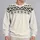 Black and Ivory Nordic Geometric Yoke for Cozy Autumn Weekends and Casual Menswear All-over Print Knitted Sweater - 2
