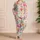 Blush And Coral Rose Bouquet For Cozy Spring Lounging And Gift Giving At Home Satin Pajamas Set - 4