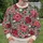 Rose Red Blooms and Engraved Skulls for Bold Everyday Alternative Style for Women All-over Print Knitted Sweater - 6