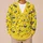 Playful Yellow Space Aliens And UFOs For Casual Everyday Wear And Cosmic Adventure Fans All-over Print Knitted Cardigan - 6