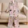 Sleepy Cat Cuddle Scene On Soft Blush Pink For Cozy Nights And Relaxed Evenings At Home Satin Pajamas Set - 5