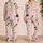 Sleepy Cat Cuddle Scene On Soft Blush Pink For Cozy Nights And Relaxed Evenings At Home Satin Pajamas Set - 2