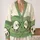 Cute Golf Ball Characters for Relaxed Course Days and Outdoor Leisure in Spring All-over Print Knitted Cardigan - 2