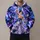 Silver-Haired Energy Warrior Cosmic Battle Scene for Anime Fans and Fantasy Collectors All-over Print Hoodie (Lightweight) - 1