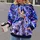 Silver-Haired Energy Warrior Cosmic Battle Scene for Anime Fans and Fantasy Collectors All-over Print Hoodie (Lightweight) - 2