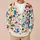 Colorful House and Car Graffiti for Everyday Urban Streetwear and Casual Weekend Style All-over Print Knitted Cardigan - 6